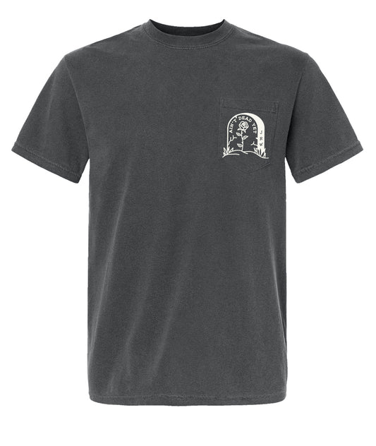 Ain't Dead Yet Tombstone Pocket T-Shirt