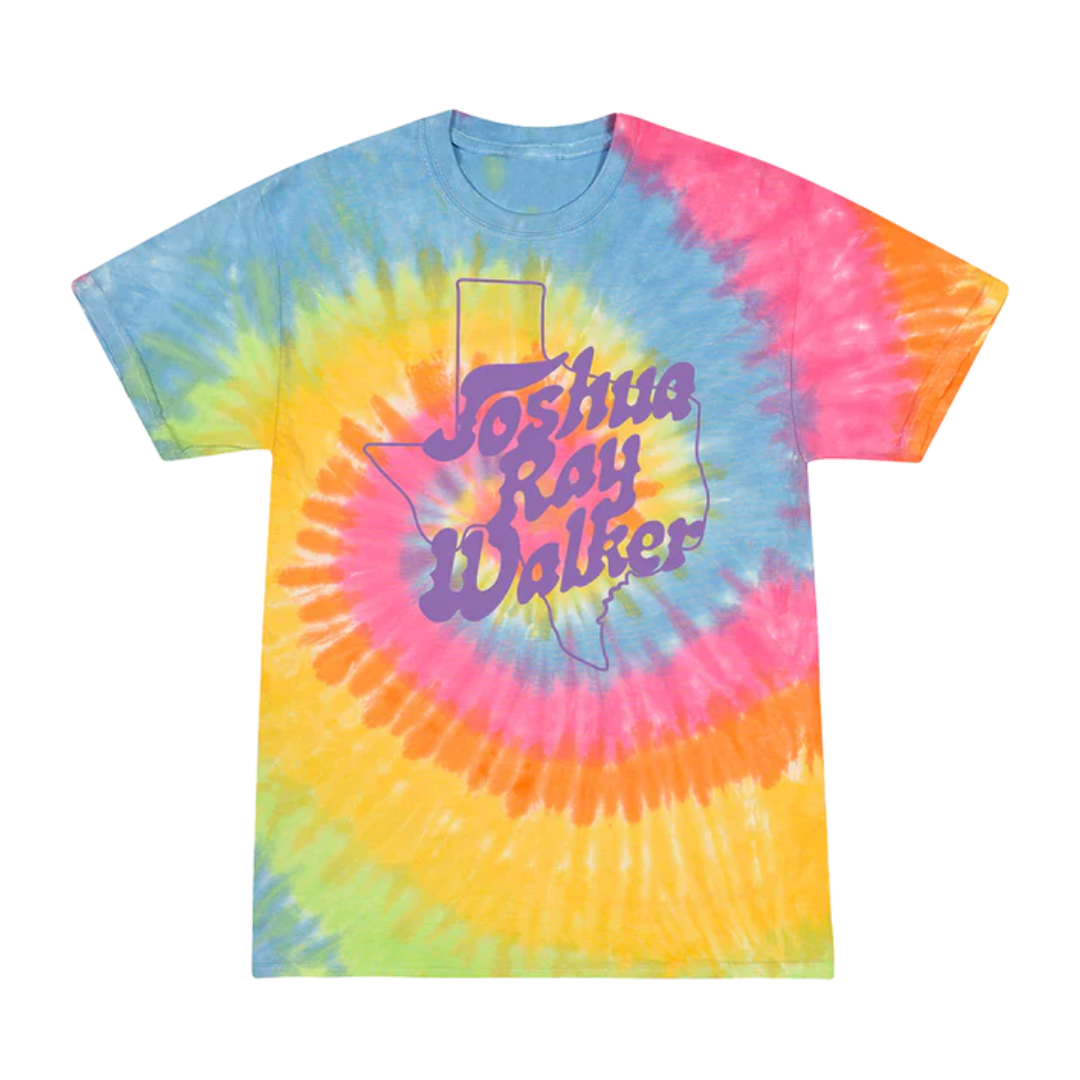 Tie Dye Logo Texas Tee