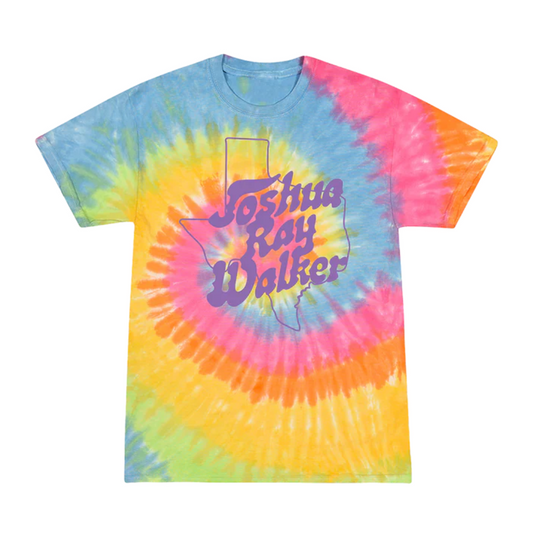 Tie Dye Logo Texas Tee