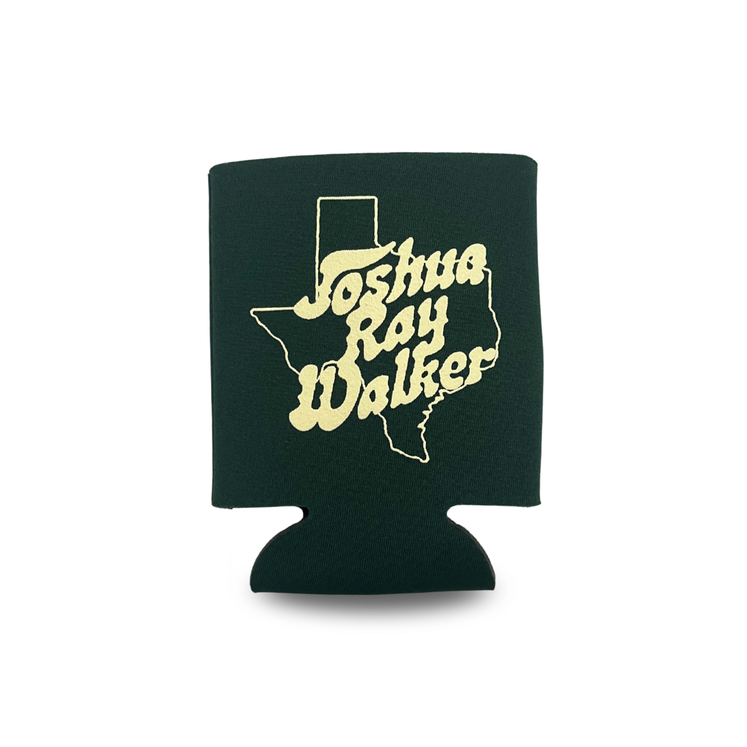 Texas Logo Koozie - Green