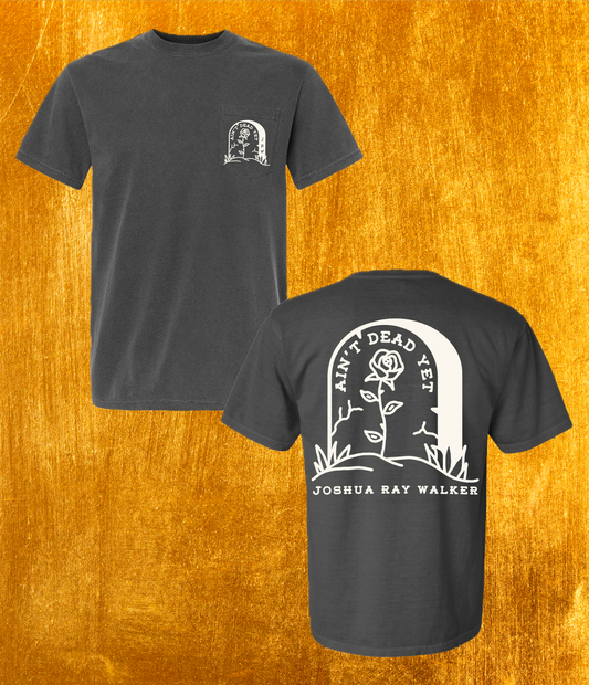 Ain't Dead Yet Tombstone Pocket T-Shirt